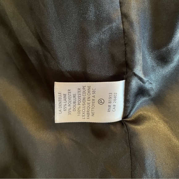 Plenty by Tracy Reese Striped Green and Black Cape - Picture 8 of 8